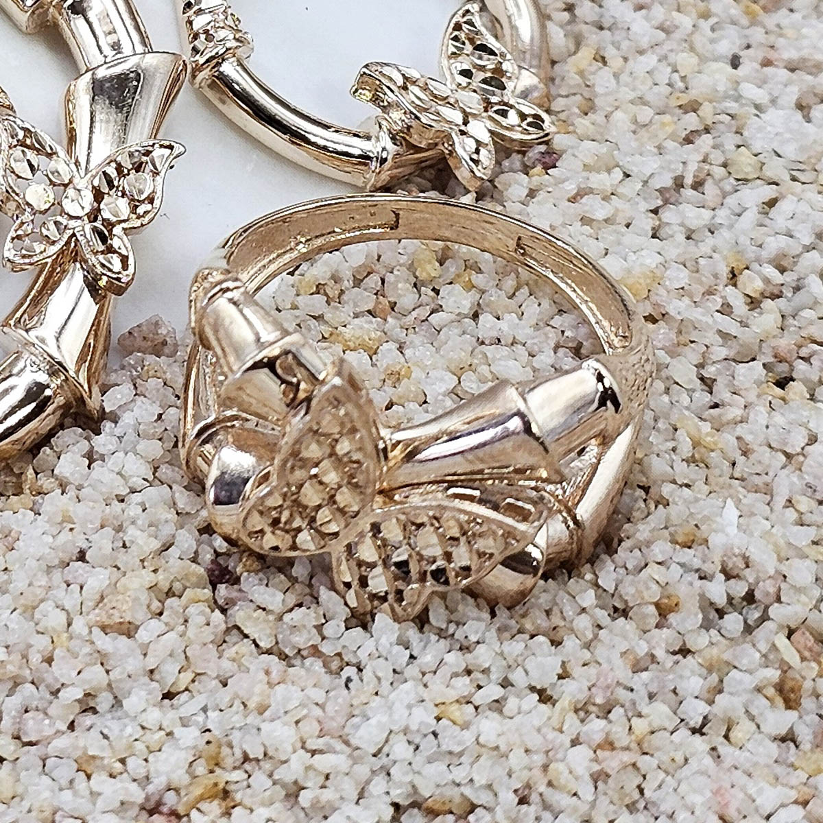 انگشتر از نیمست نقره هرمس Hermès گلد کد 15611