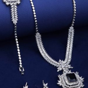 سرویس نقره سلطنتی نگین آبی کبود کد 15601