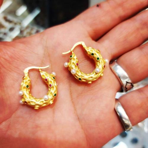 گوشواره نقره زیر خاکی