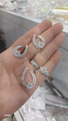 سرویس نقره نگین اتریشی