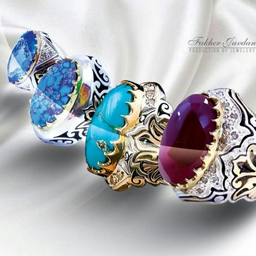 انگشتر نقره مردانه فاخر جاودان