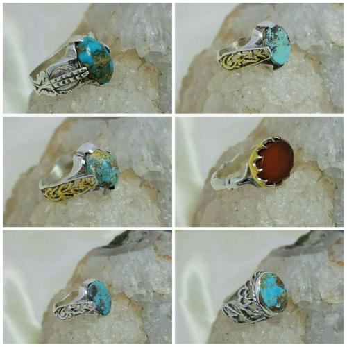 انگشتر مردانه فیروزه نیشابور