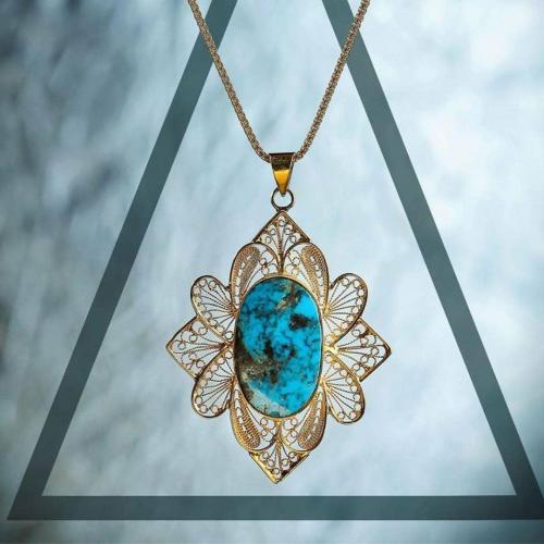 گردنبند فیروزه2