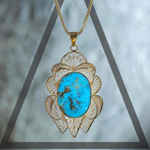 گردنبند فیروزه