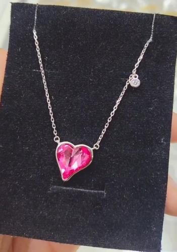گردنبند سواروسکی مدل قلب