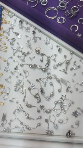 پیرسینگ نقره 925 عیار