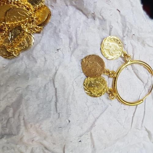 سرویس سکه ای نقره روکش طلا