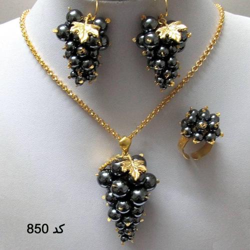 سرویس انگوری حدید بدون انگشتر نقره 925 عیار