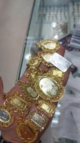 پلاک نقره آبکاری طلا