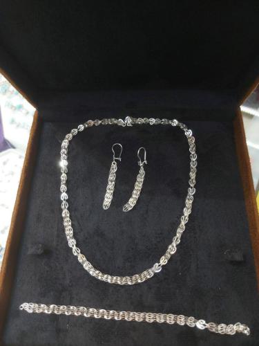 سرویس طرح طلا تافته نقره روکش طلا سفید